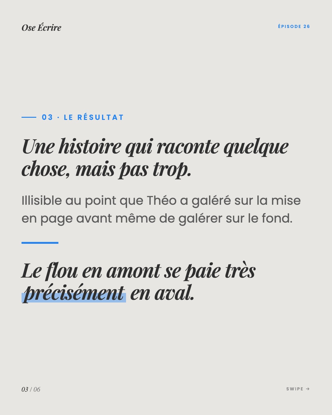 Slide 3 du carousel de l'épisode 26