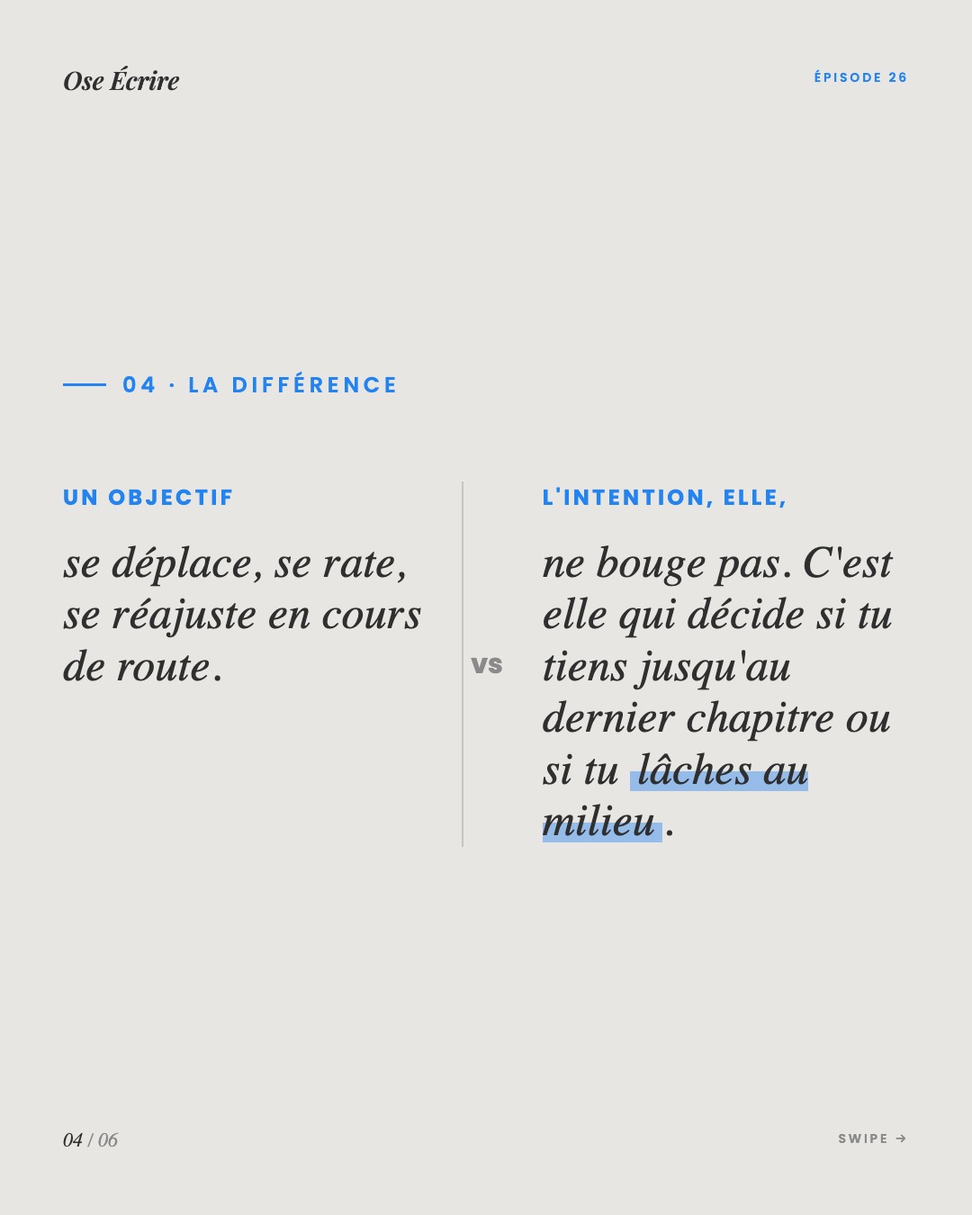 Slide 4 du carousel de l'épisode 26