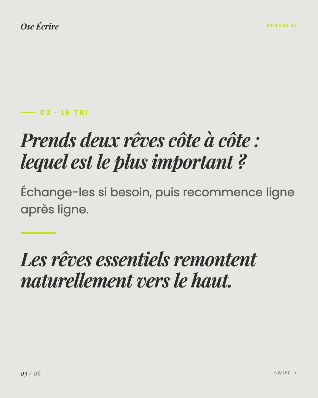 Slide 3 du carousel de l'épisode 27