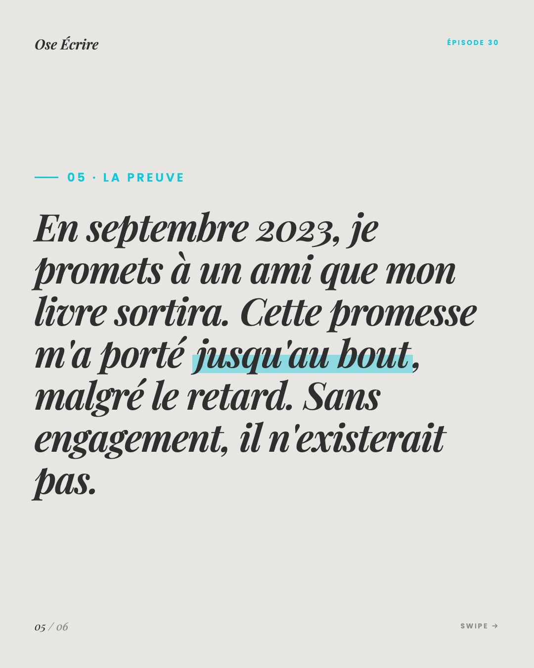 Slide 5 du carousel de l'épisode 30