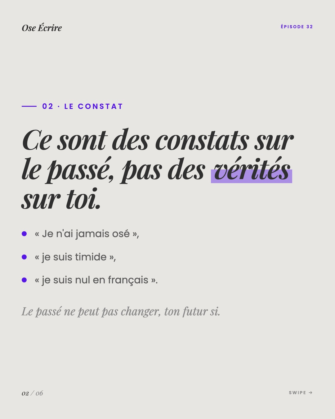 Slide 2 du carousel de l'épisode 32