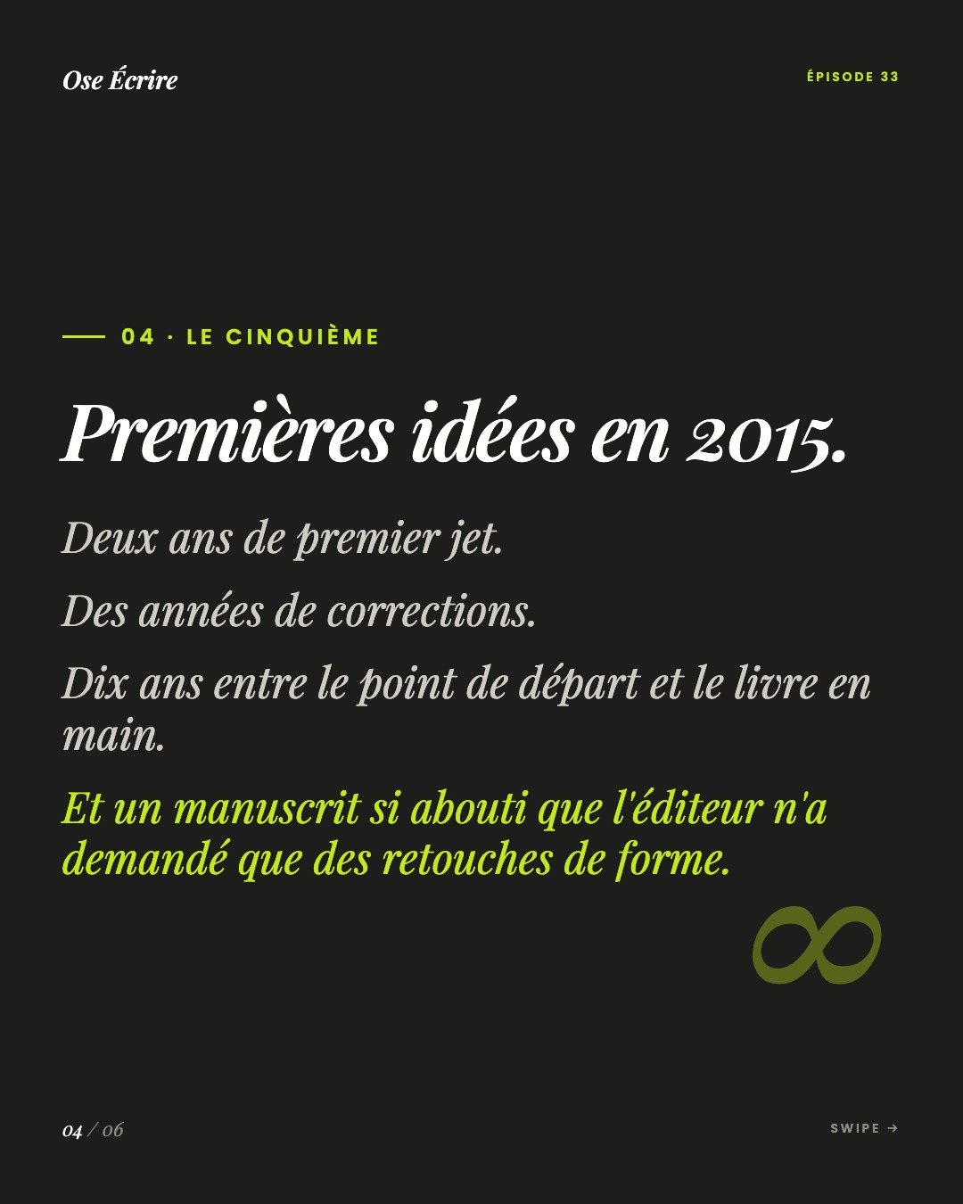 Slide 4 du carousel de l'épisode 33