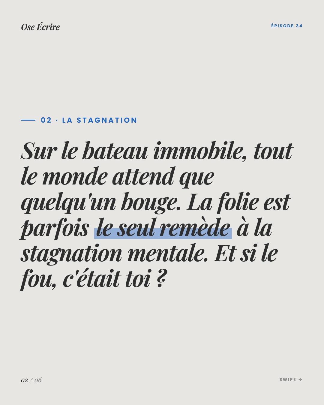 Slide 2 du carousel de l'épisode 34