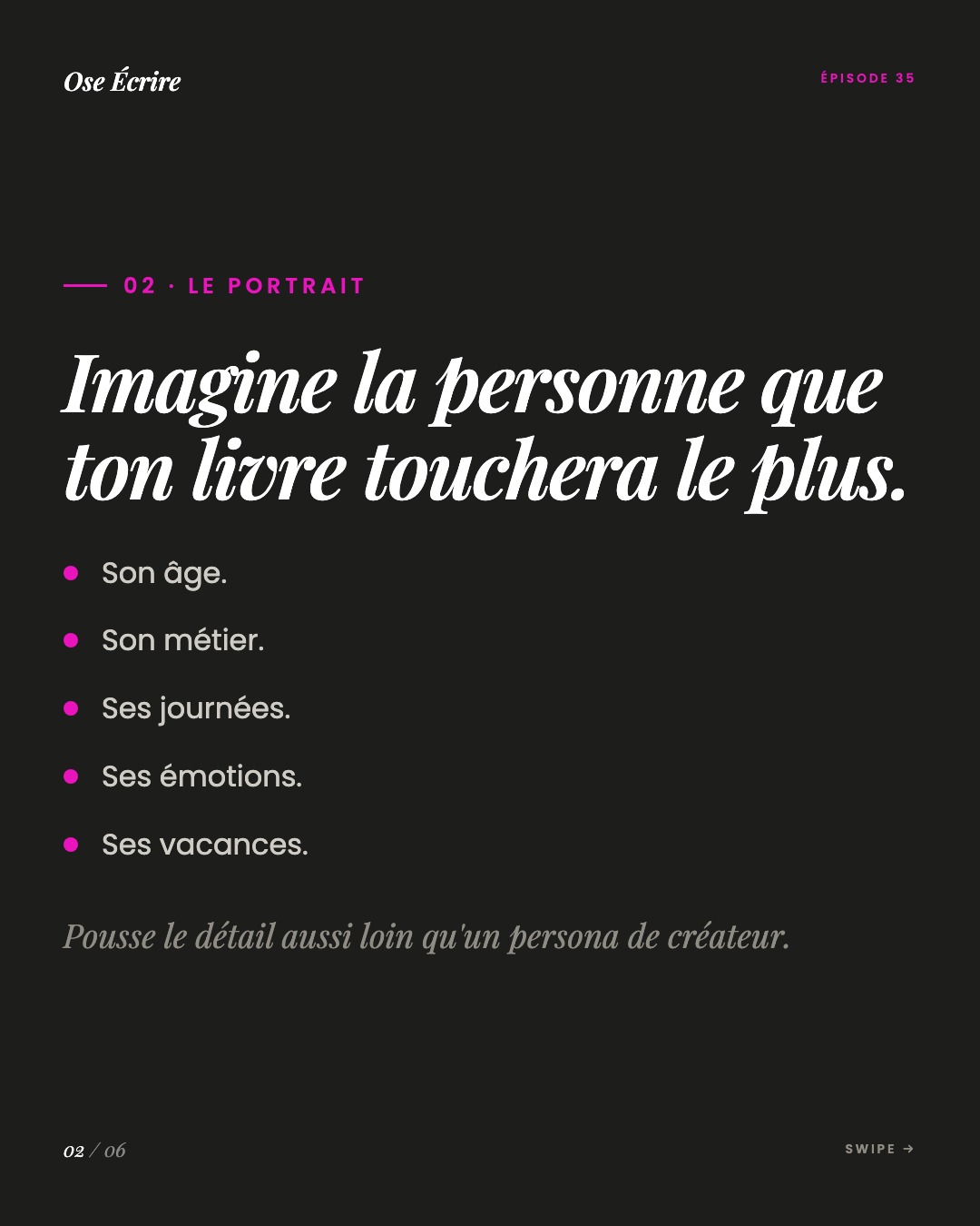 Slide 2 du carousel de l'épisode 35
