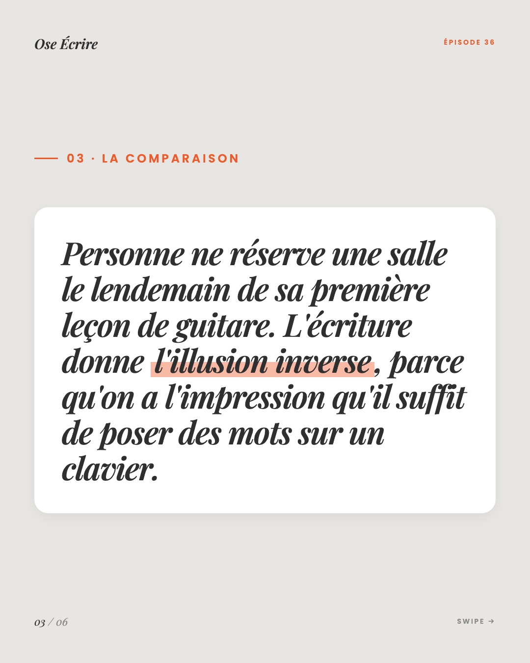 Slide 3 du carousel de l'épisode 36