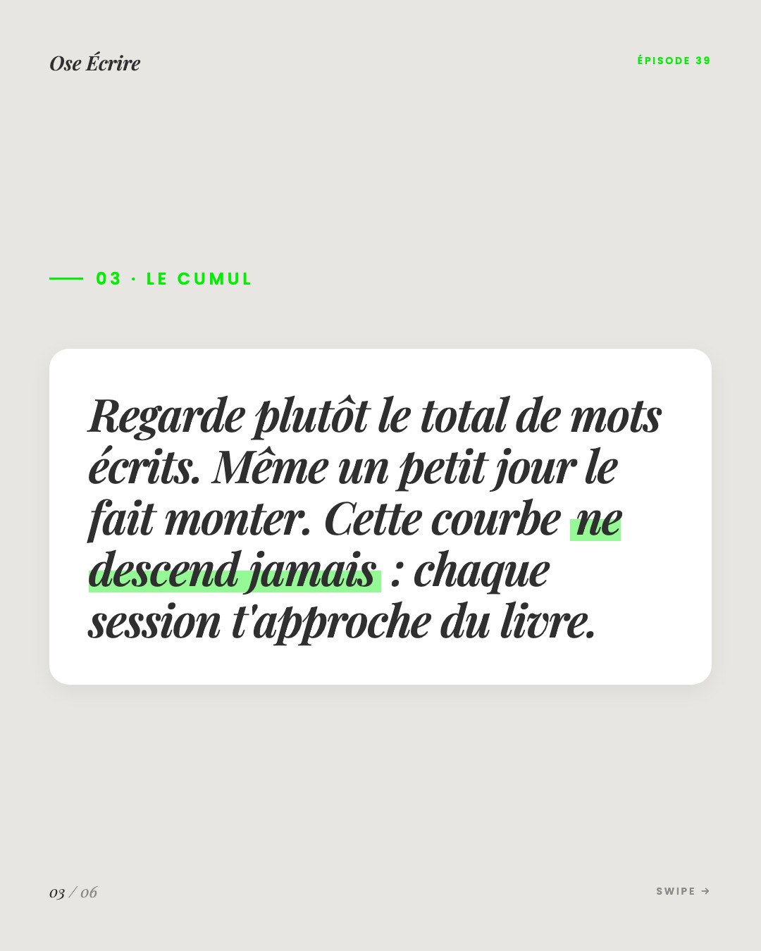 Slide 3 du carousel de l'épisode 39