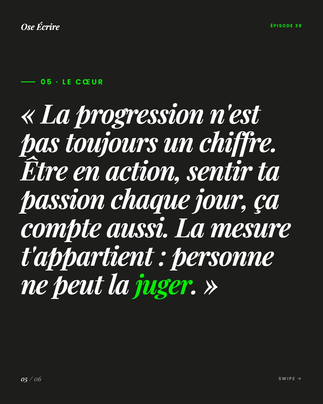 Slide 5 du carousel de l'épisode 39