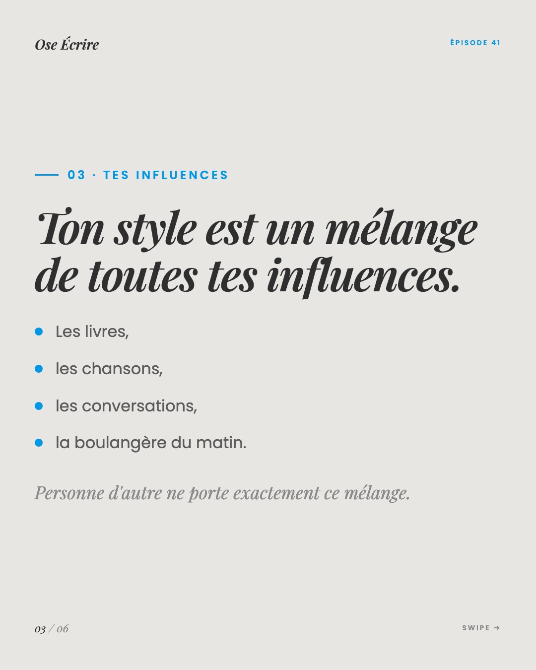 Slide 3 du carousel de l'épisode 41