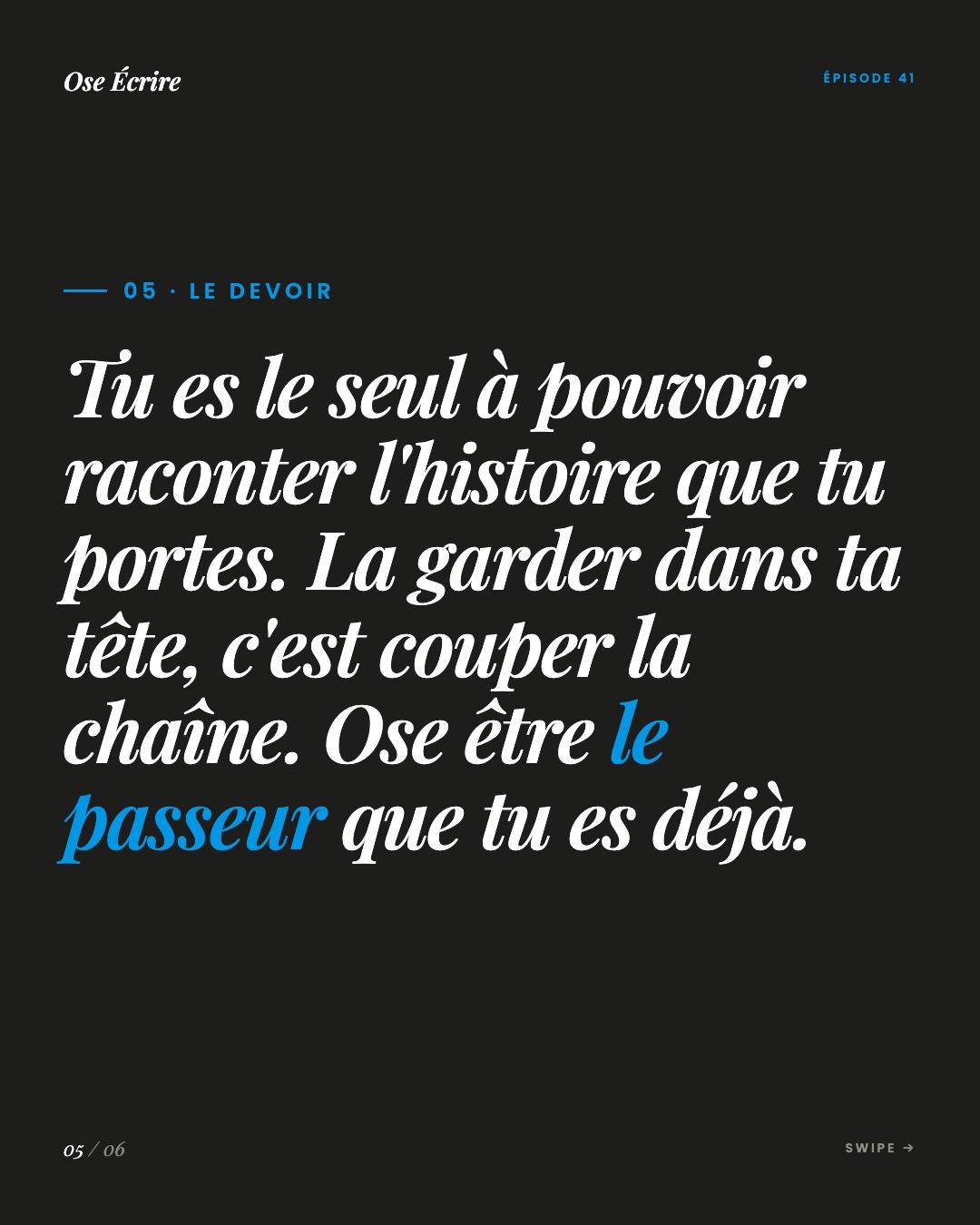 Slide 5 du carousel de l'épisode 41