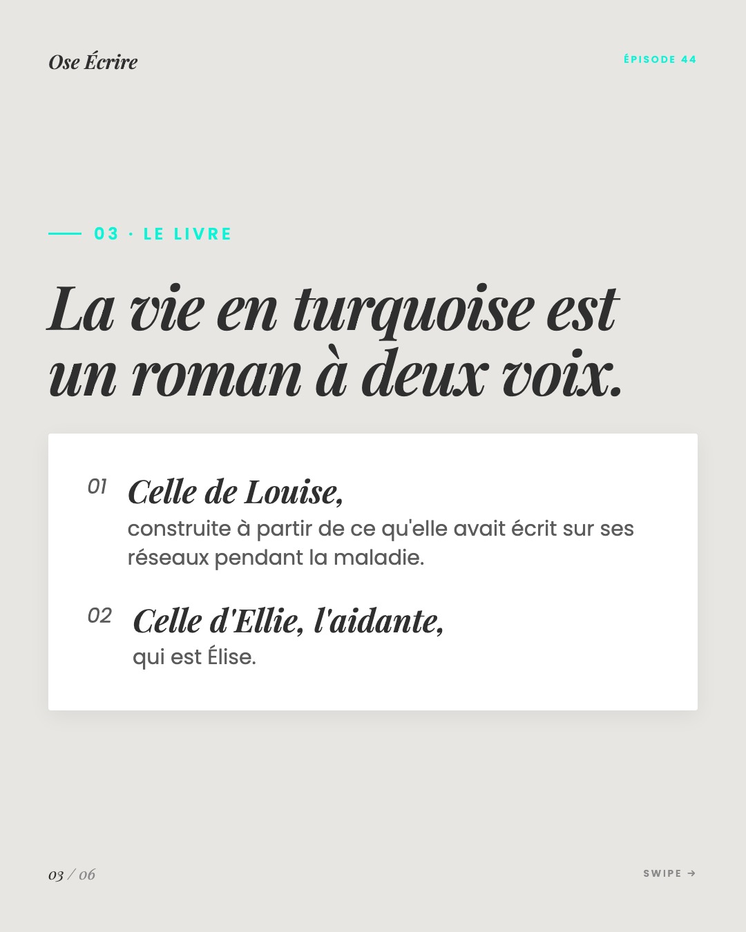 Slide 3 du carousel de l'épisode 44