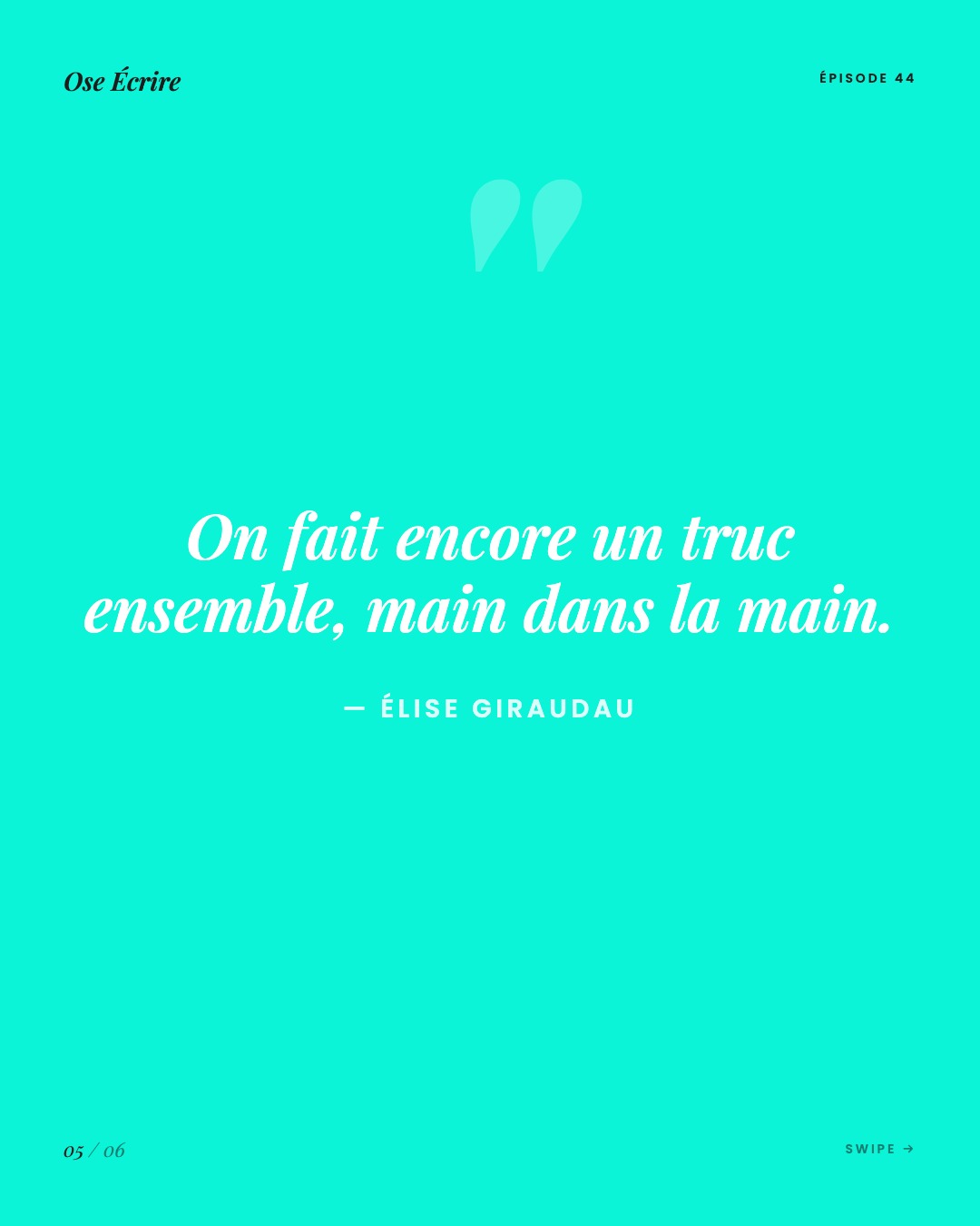 Slide 5 du carousel de l'épisode 44