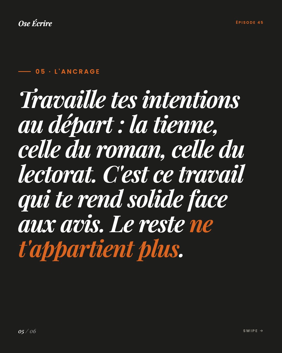 Slide 5 du carousel de l'épisode 45