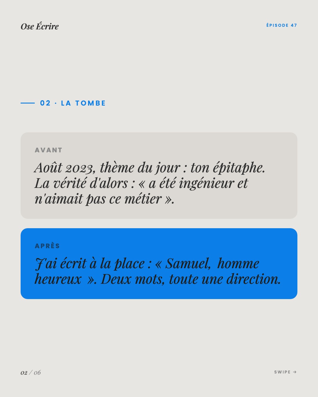 Slide 2 du carousel de l'épisode 47