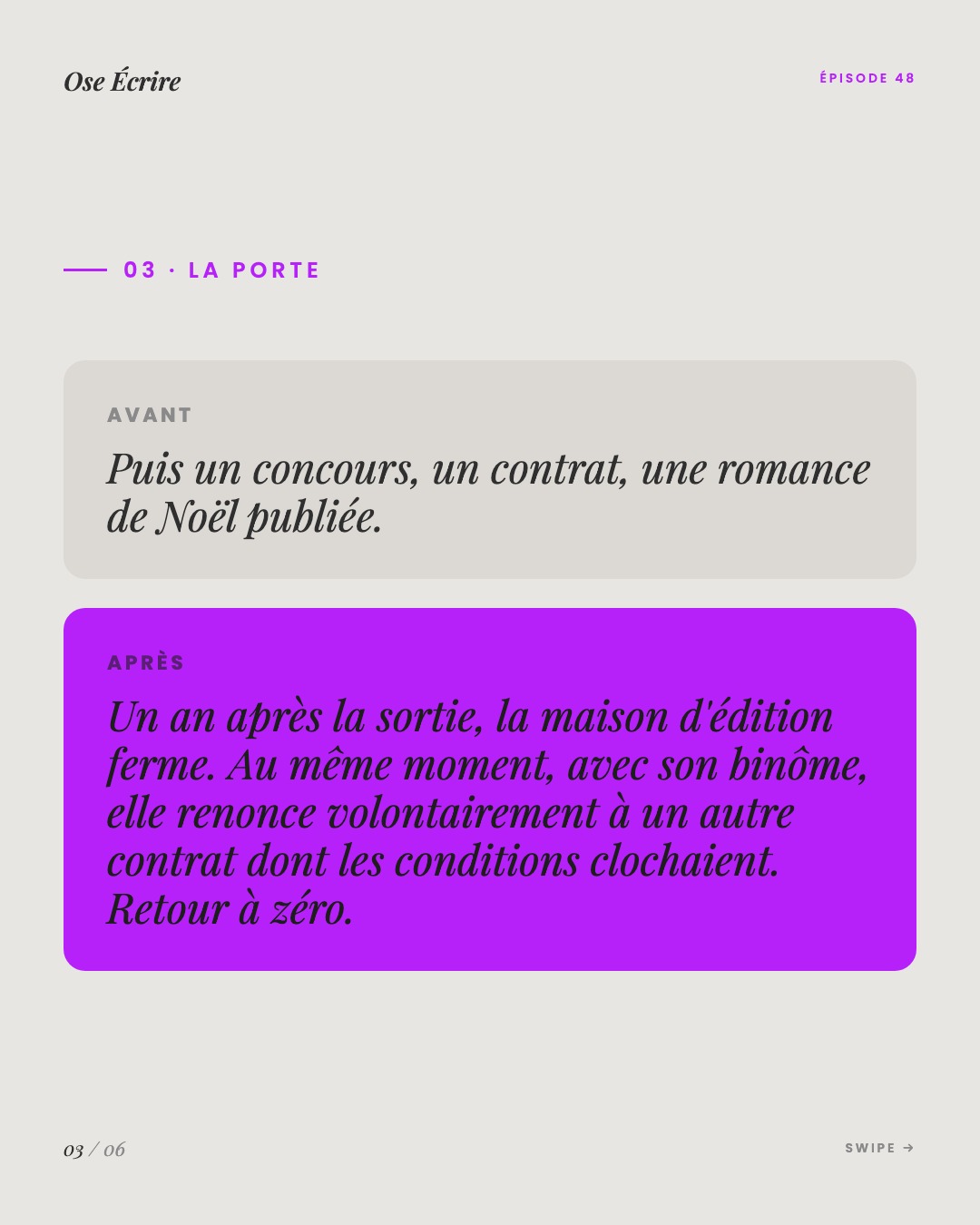 Slide 3 du carousel de l'épisode 48