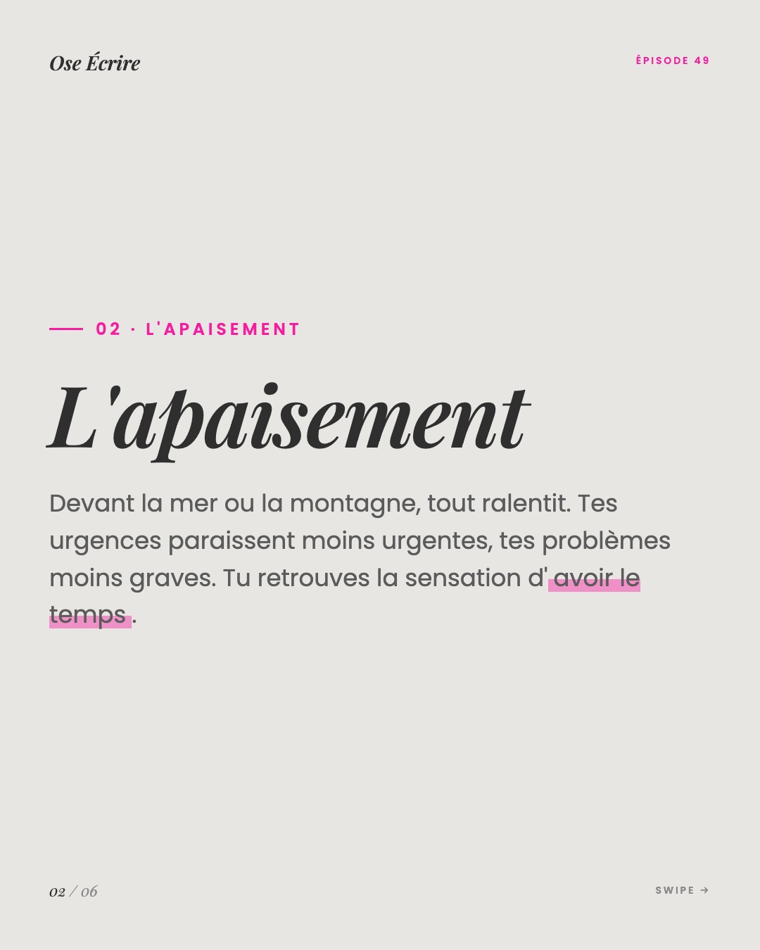 Slide 2 du carousel de l'épisode 49