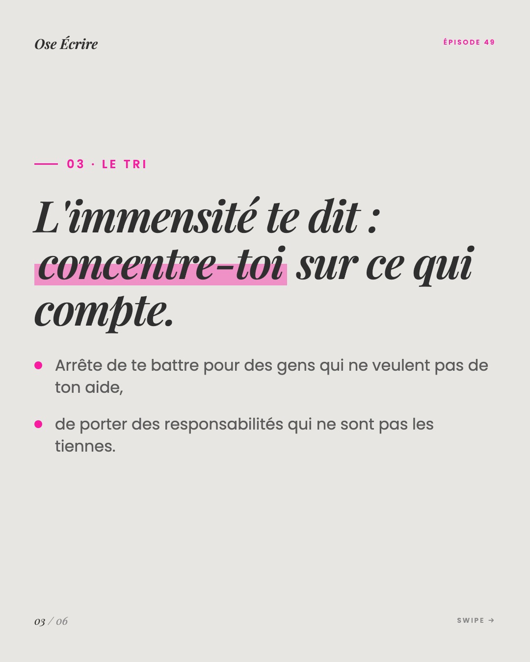 Slide 3 du carousel de l'épisode 49