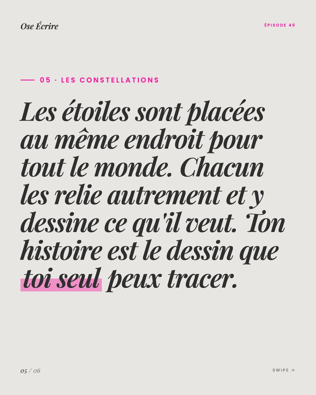 Slide 5 du carousel de l'épisode 49