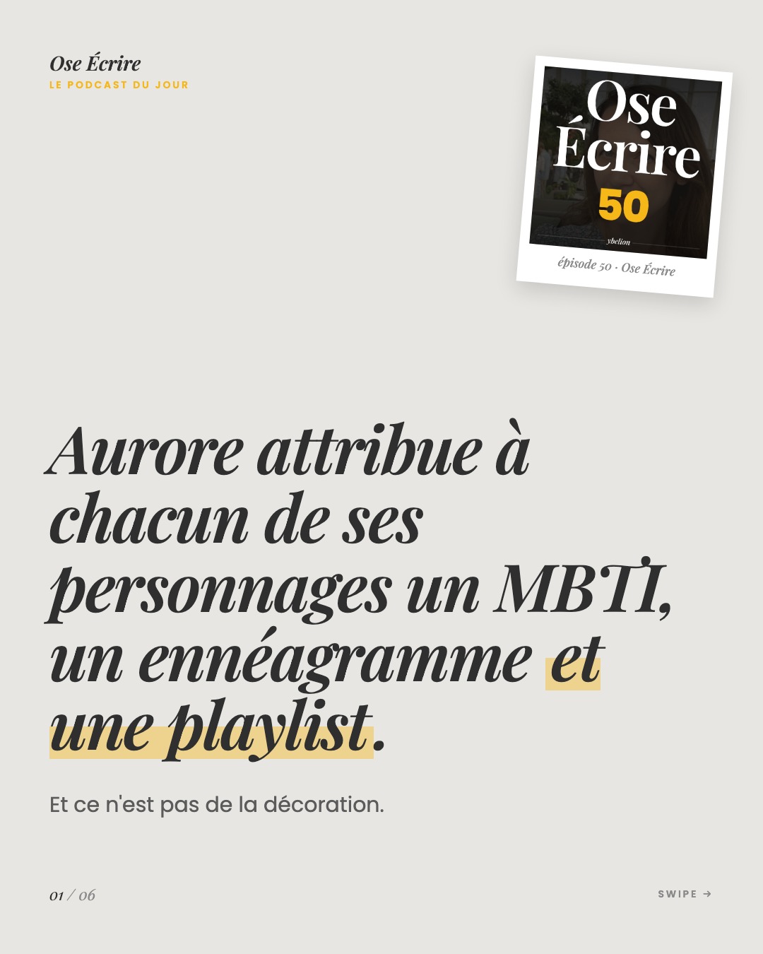 Slide 1 du carousel de l'épisode 50