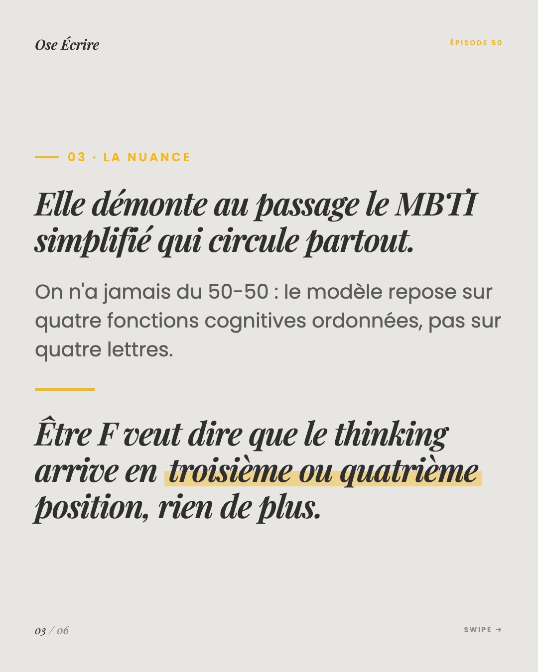 Slide 3 du carousel de l'épisode 50