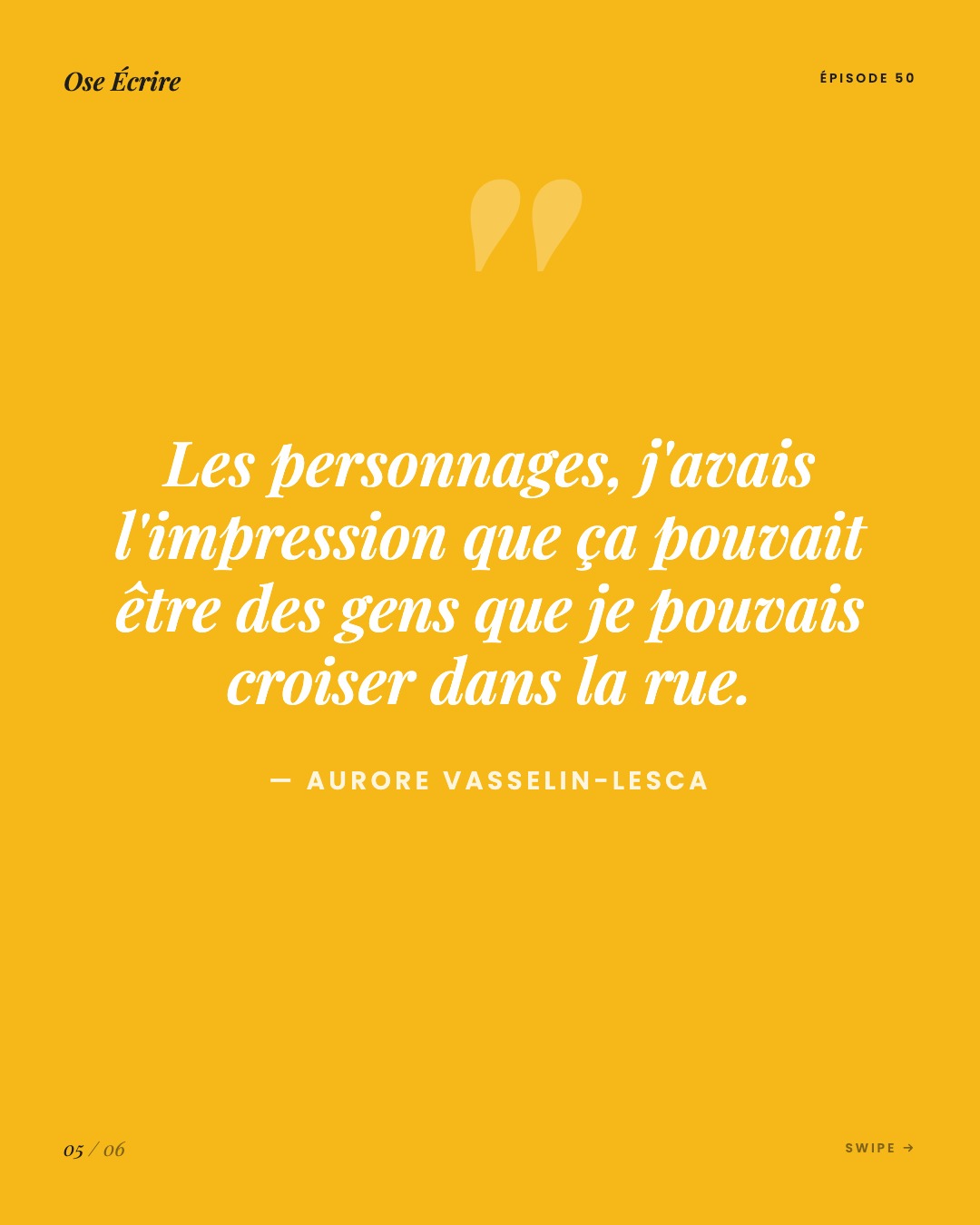 Slide 5 du carousel de l'épisode 50