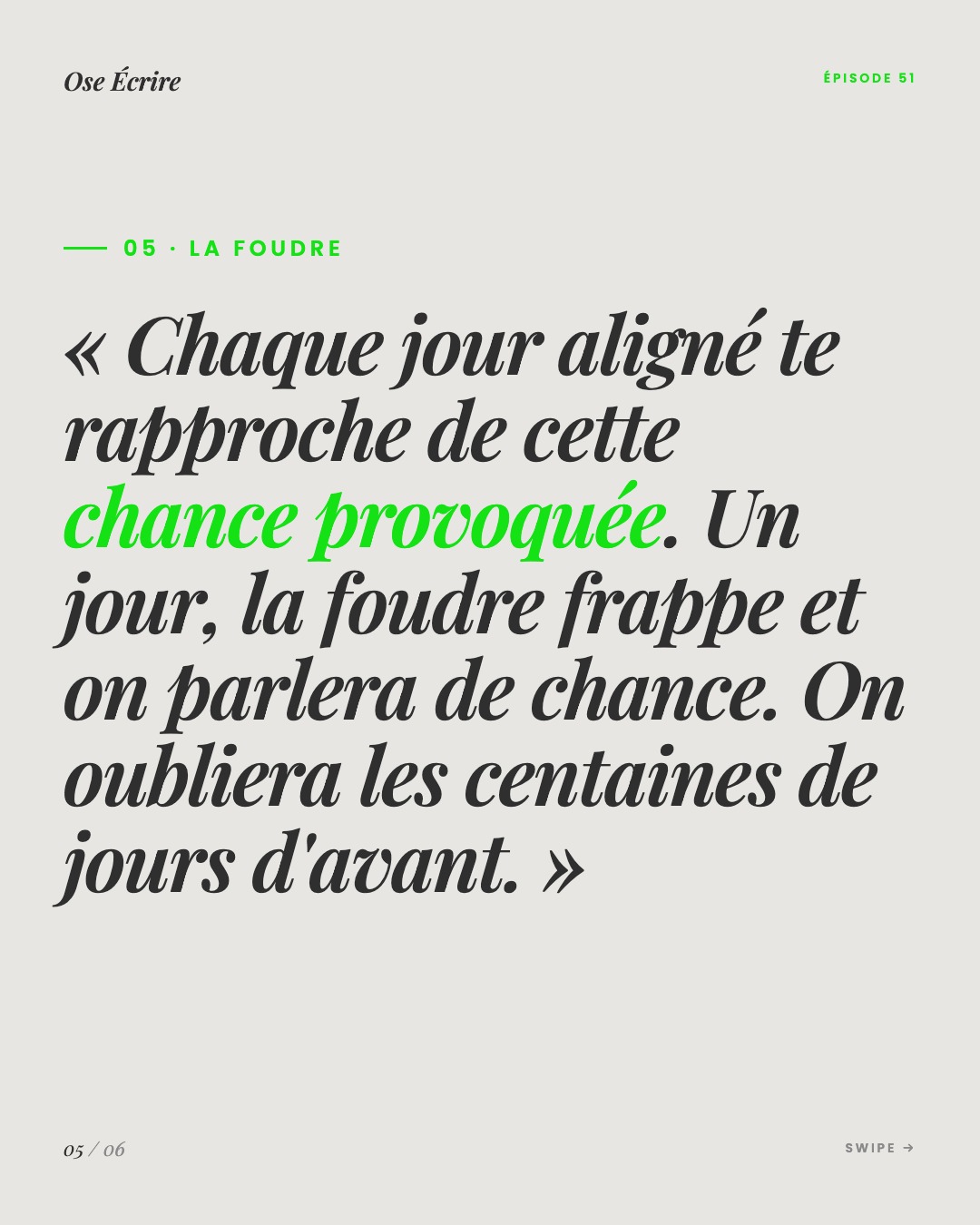 Slide 5 du carousel de l'épisode 51
