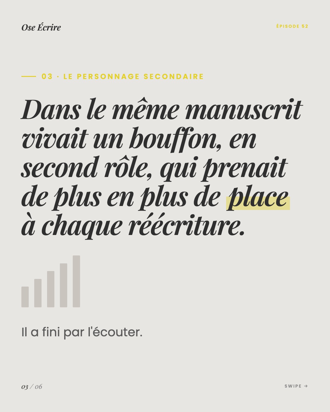 Slide 3 du carousel de l'épisode 52