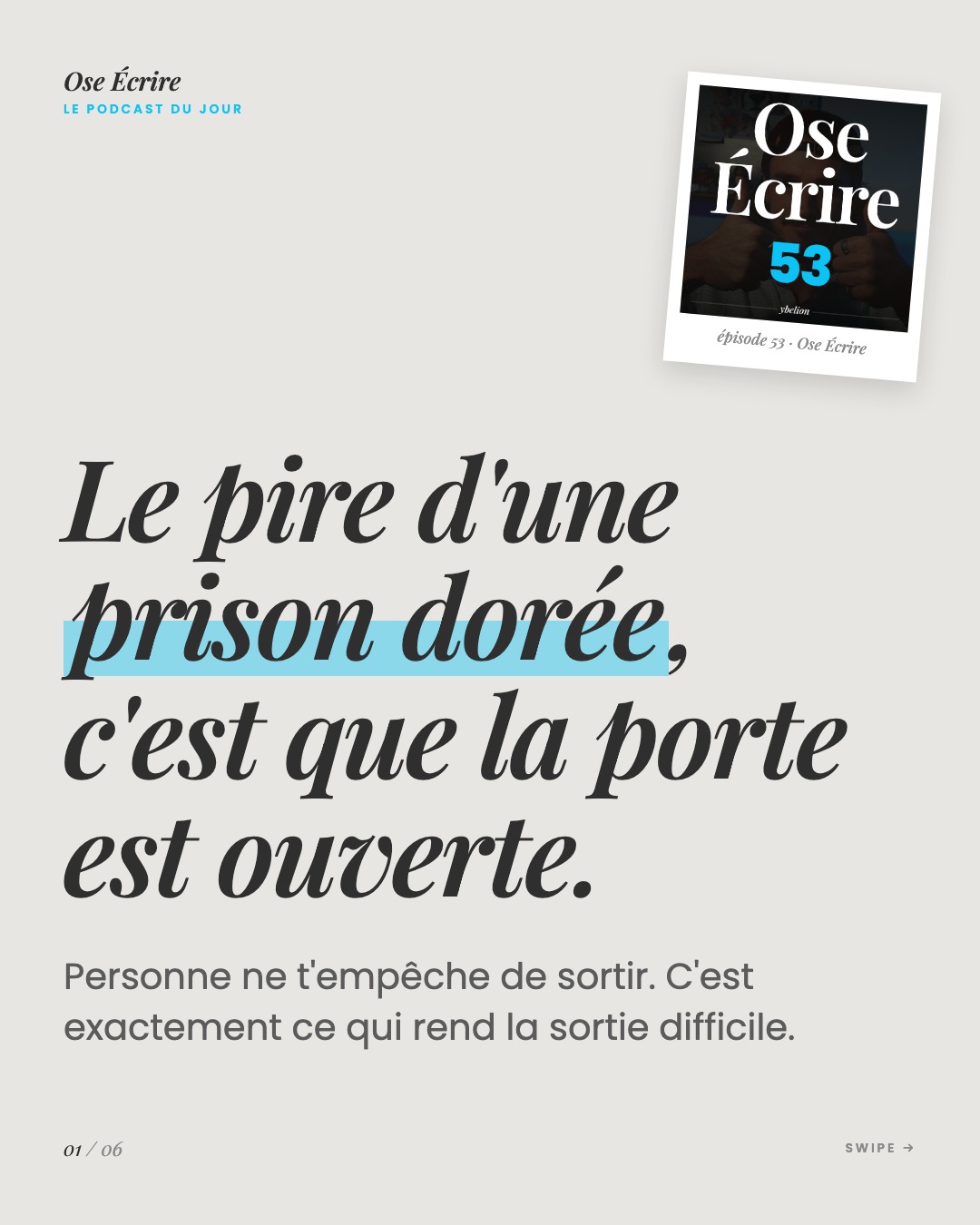 Slide 1 du carousel de l'épisode 53