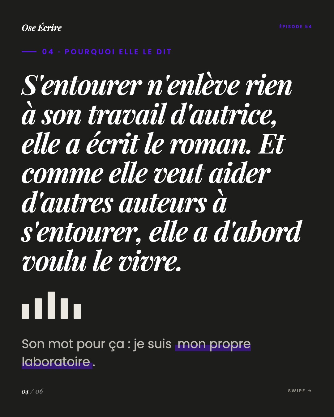 Slide 4 du carousel de l'épisode 54
