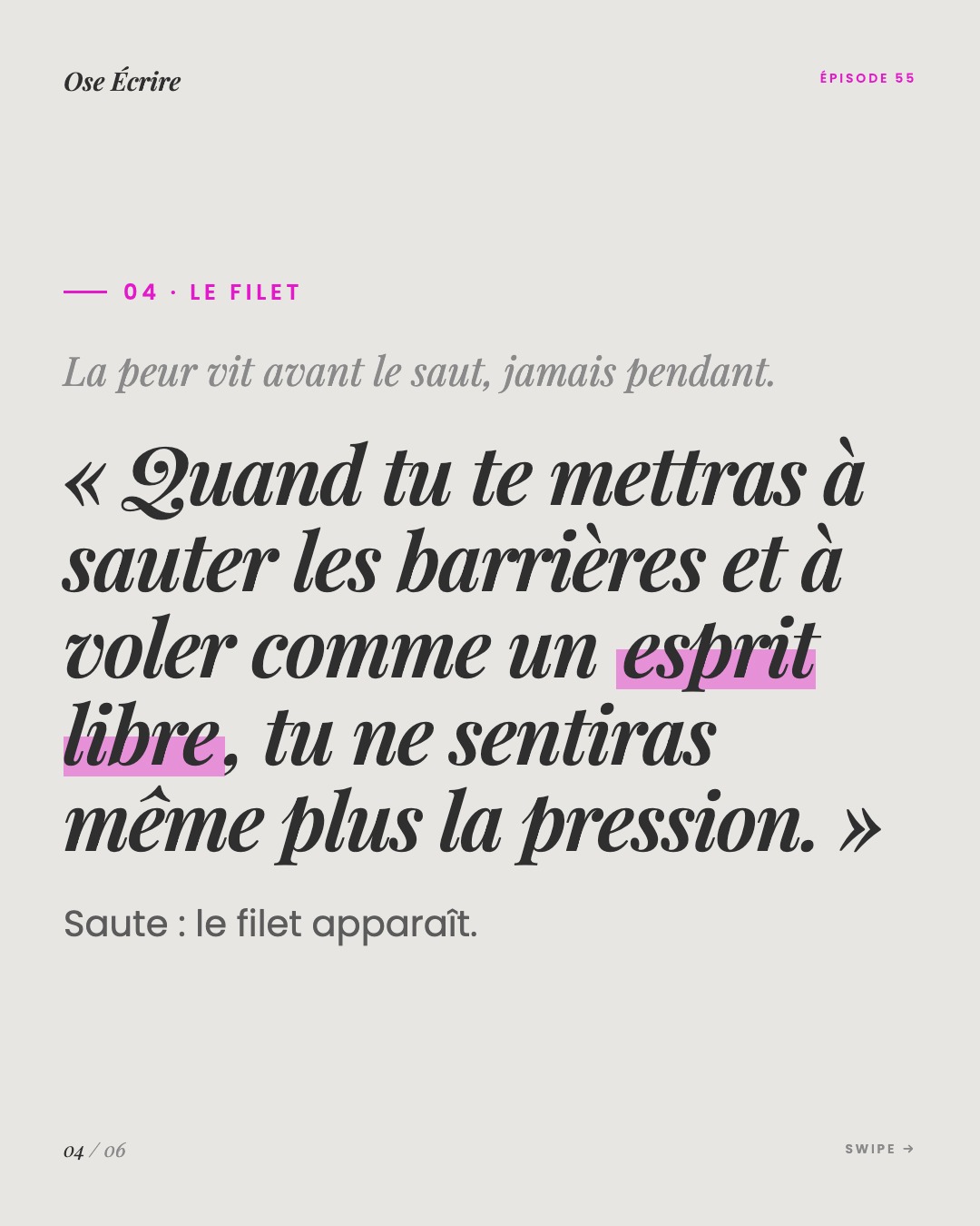 Slide 4 du carousel de l'épisode 55