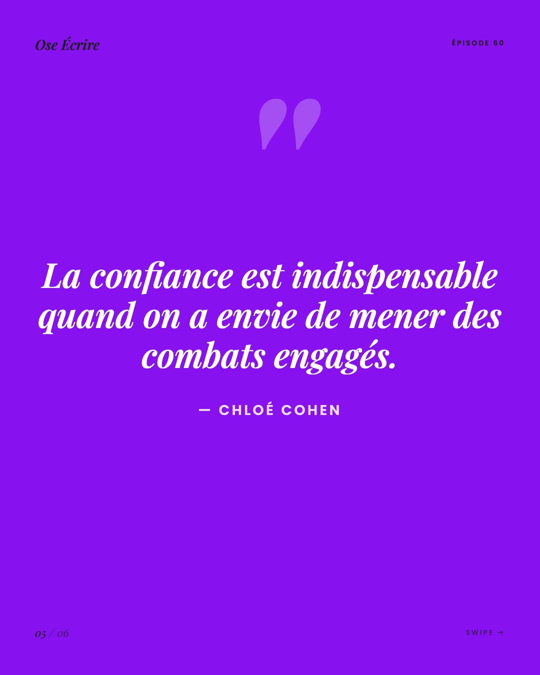 Slide 5 du carousel de l'épisode 60