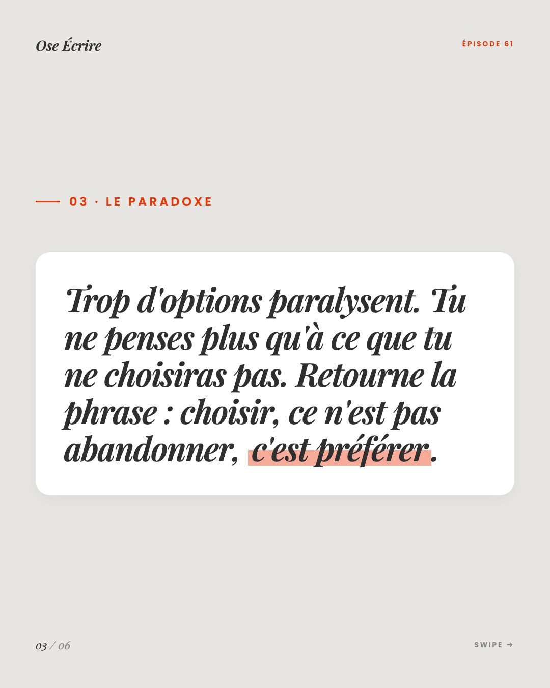 Slide 3 du carousel de l'épisode 61