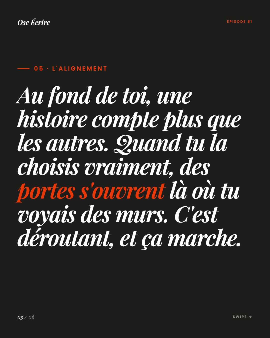 Slide 5 du carousel de l'épisode 61