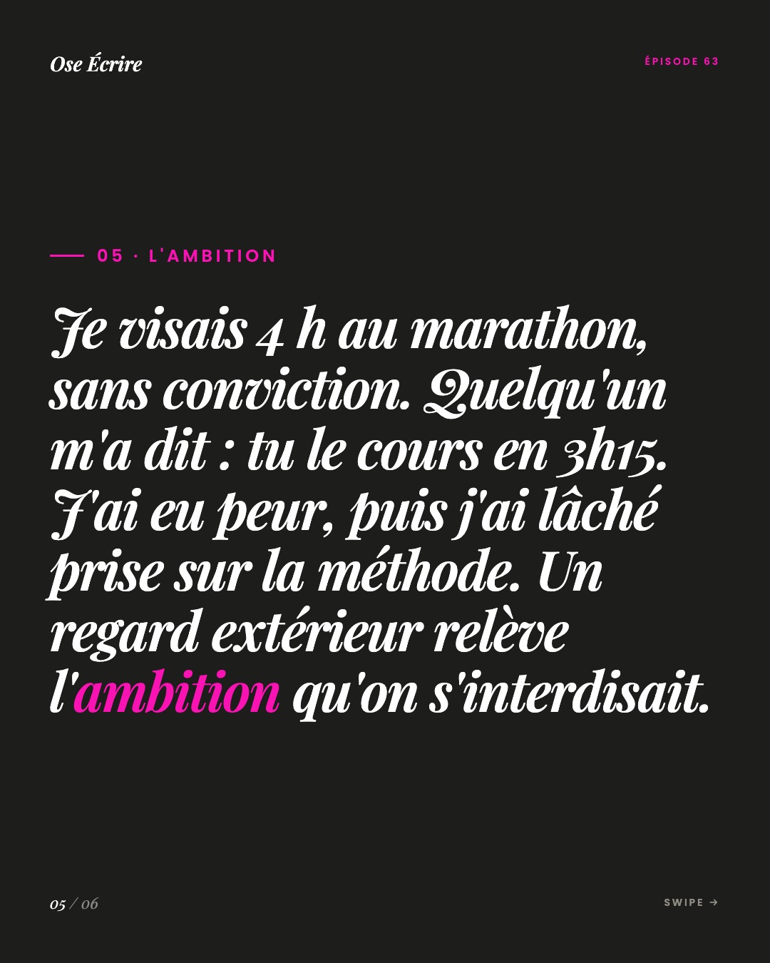 Slide 5 du carousel de l'épisode 63