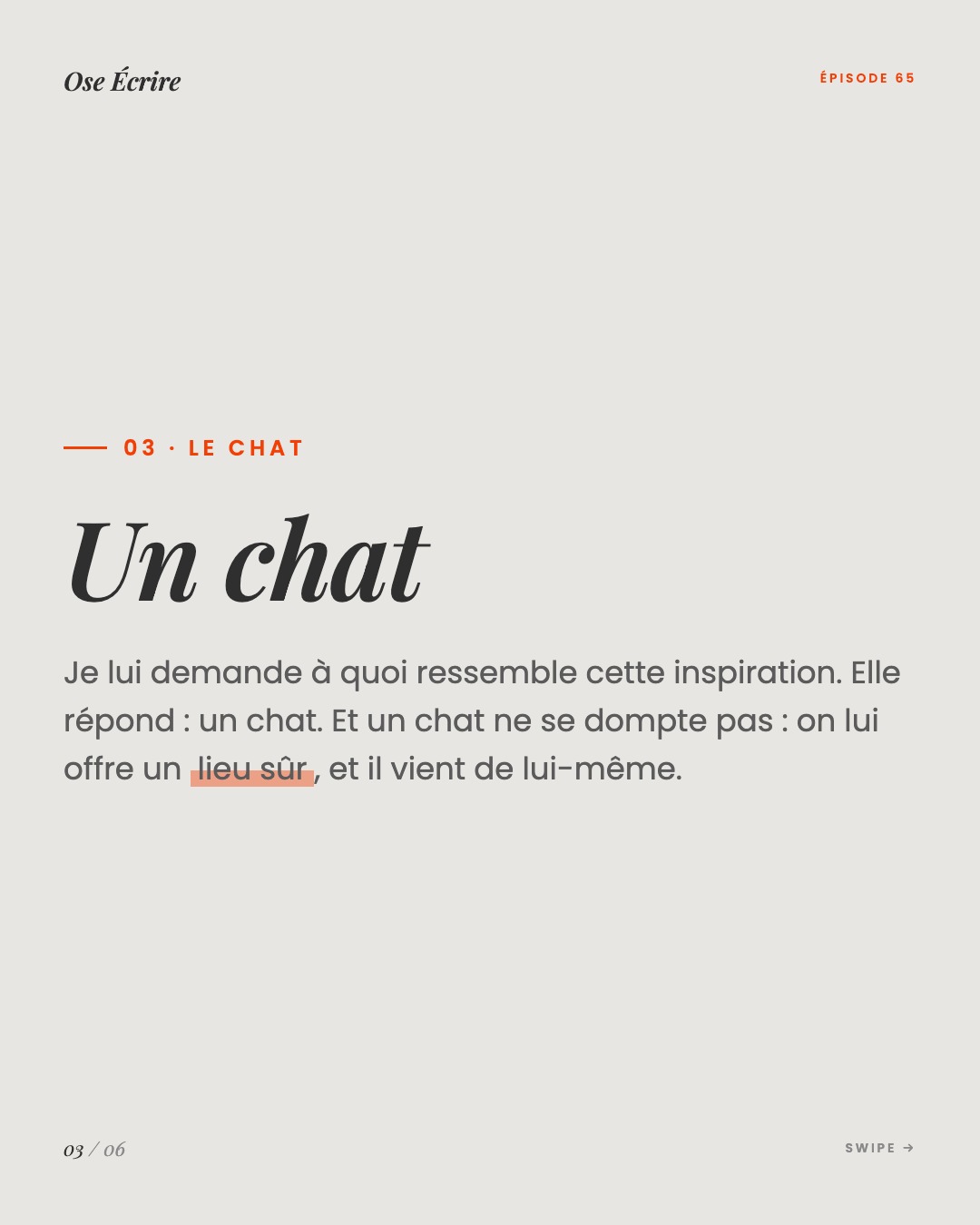 Slide 3 du carousel de l'épisode 65