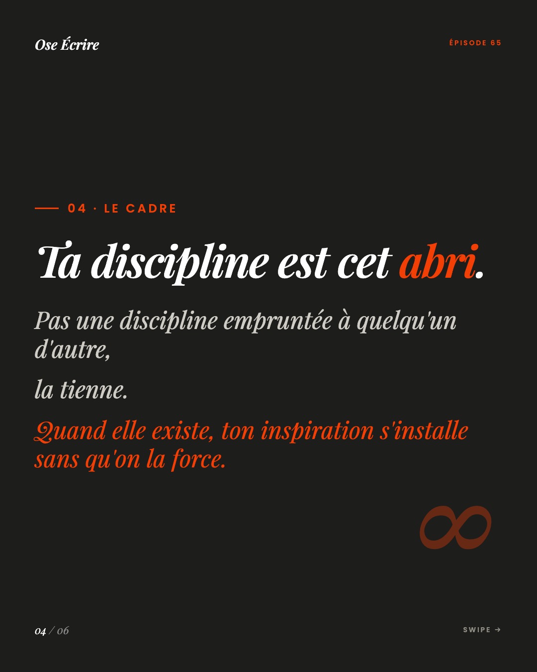 Slide 4 du carousel de l'épisode 65
