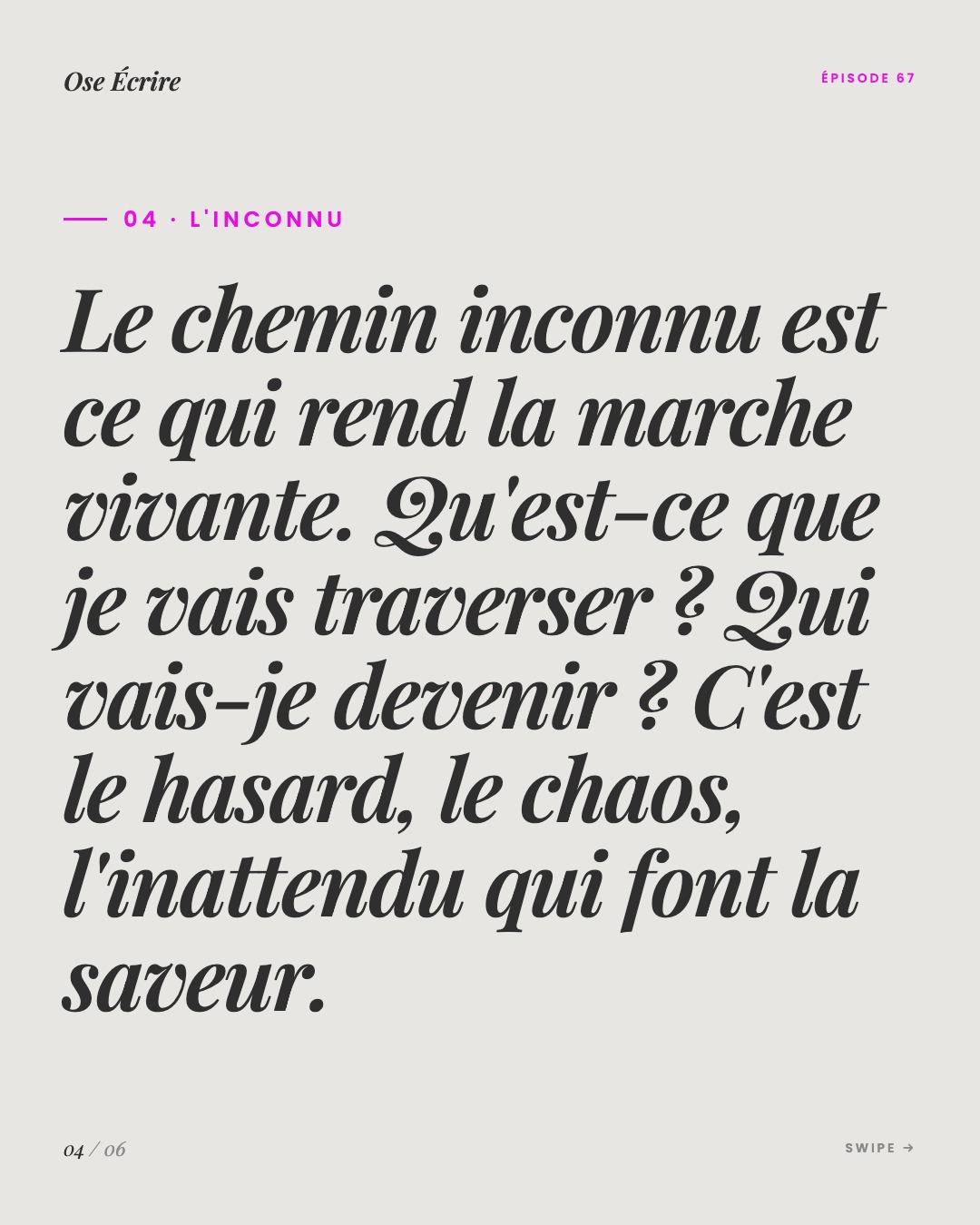 Slide 4 du carousel de l'épisode 67