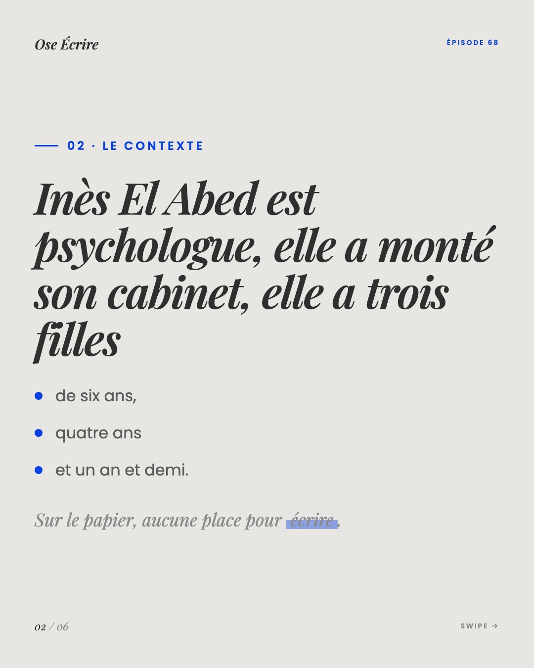 Slide 2 du carousel de l'épisode 68