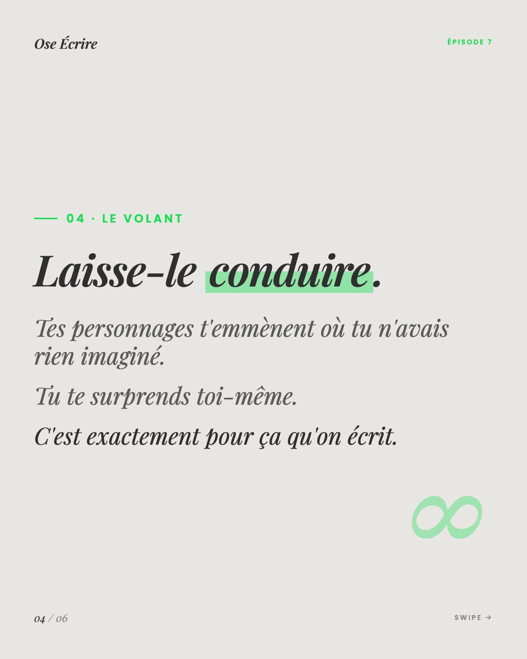 Slide 4 du carousel de l'épisode 7