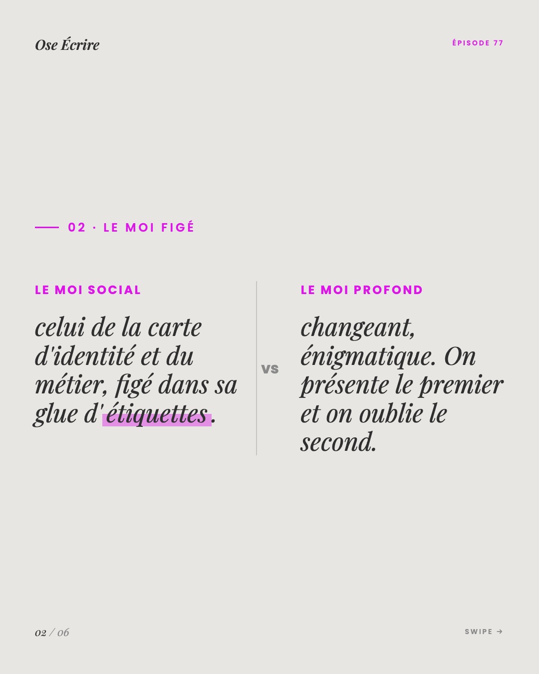 Slide 2 du carousel de l'épisode 77