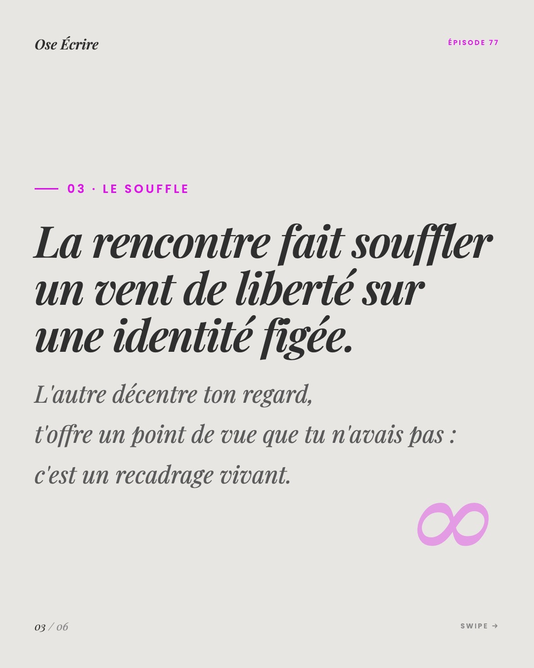Slide 3 du carousel de l'épisode 77