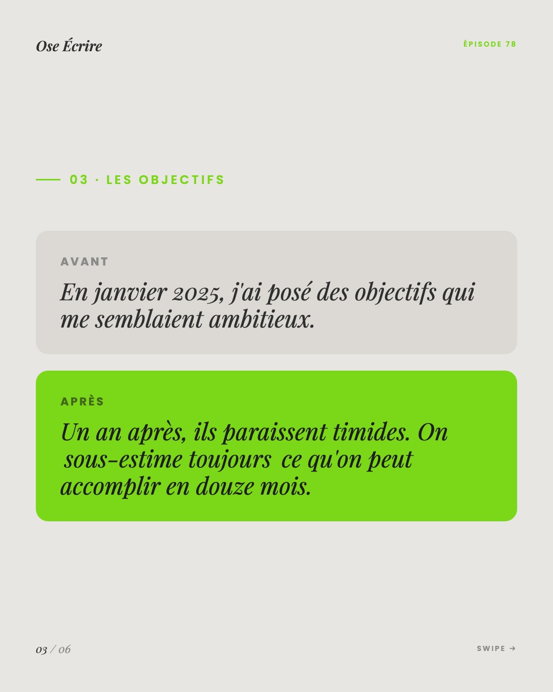 Slide 3 du carousel de l'épisode 78