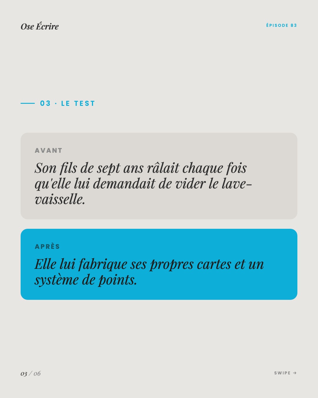 Slide 3 du carousel de l'épisode 83