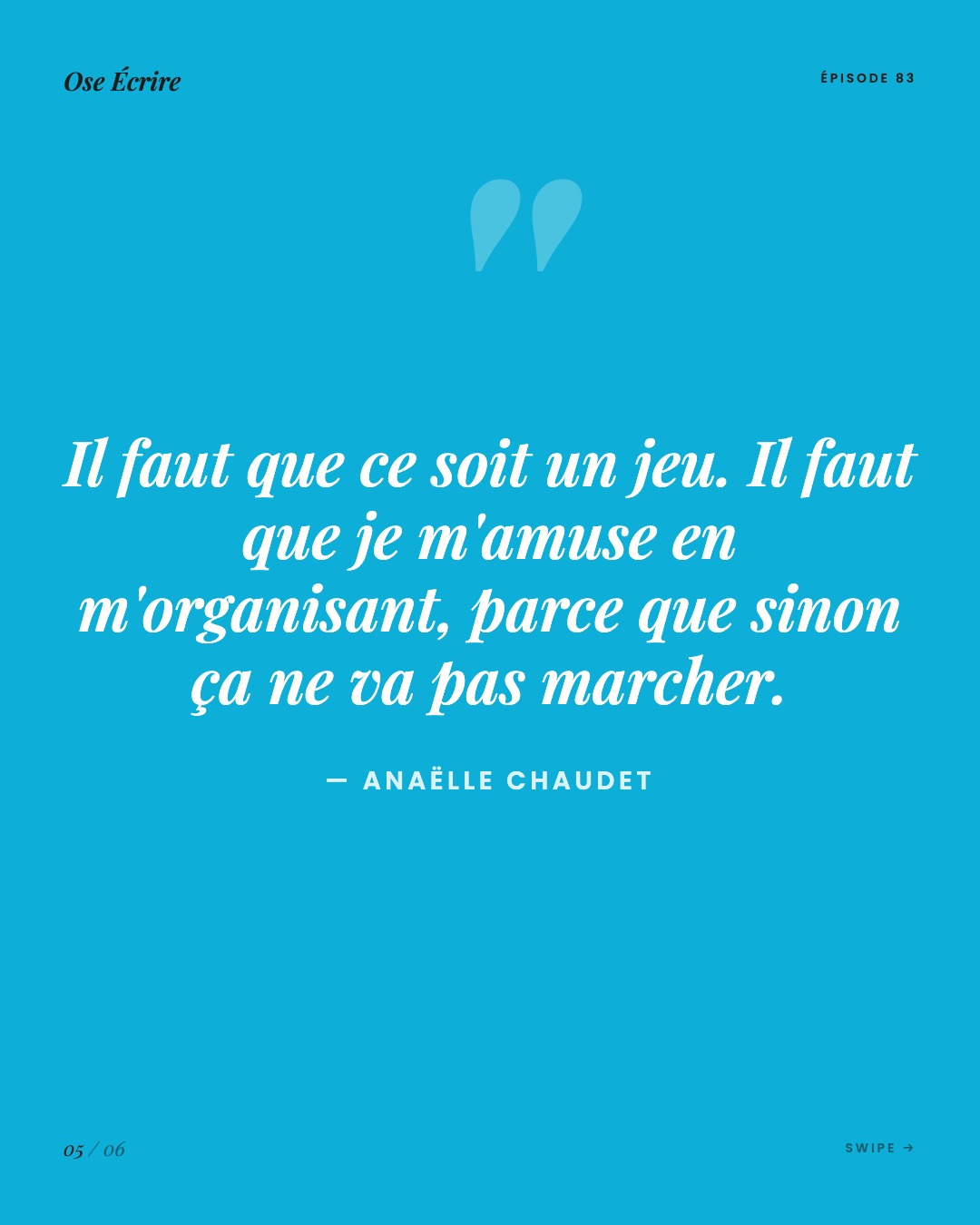 Slide 5 du carousel de l'épisode 83