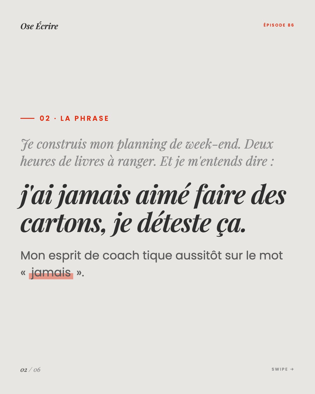 Slide 2 du carousel de l'épisode 86