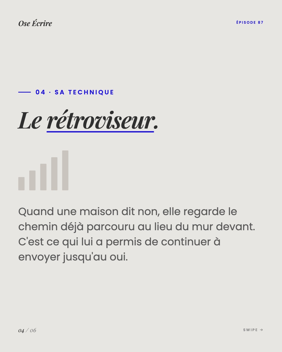 Slide 4 du carousel de l'épisode 87