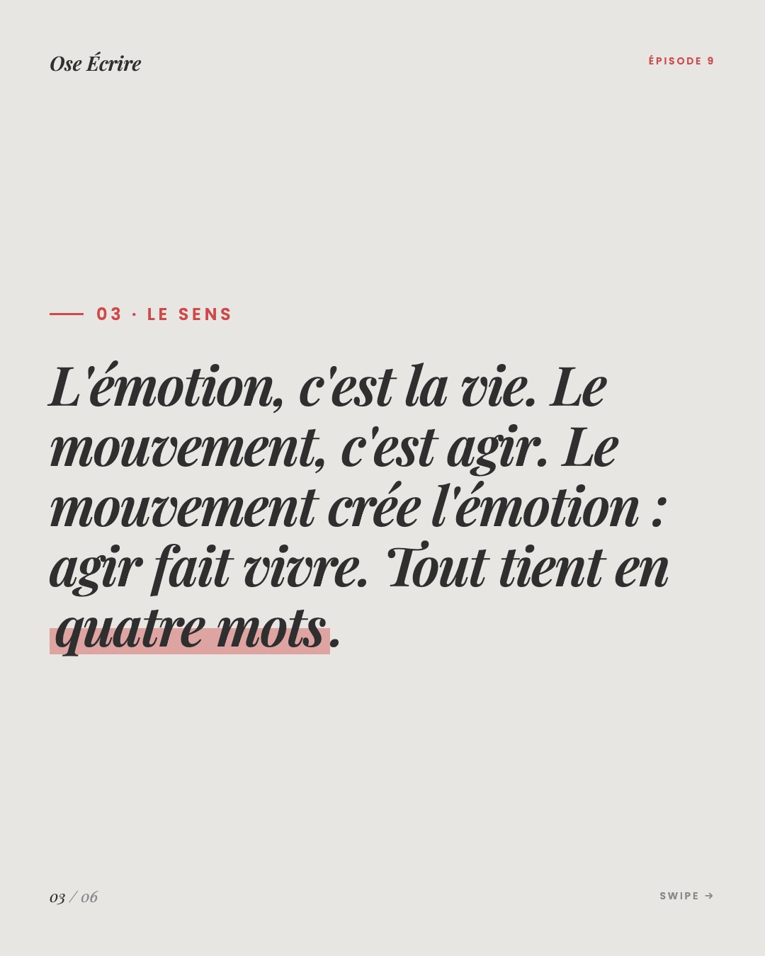 Slide 3 du carousel de l'épisode 9