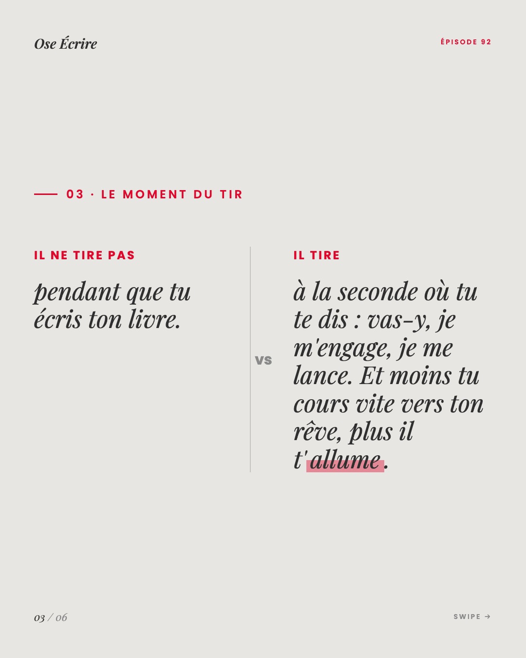 Slide 3 du carousel de l'épisode 92