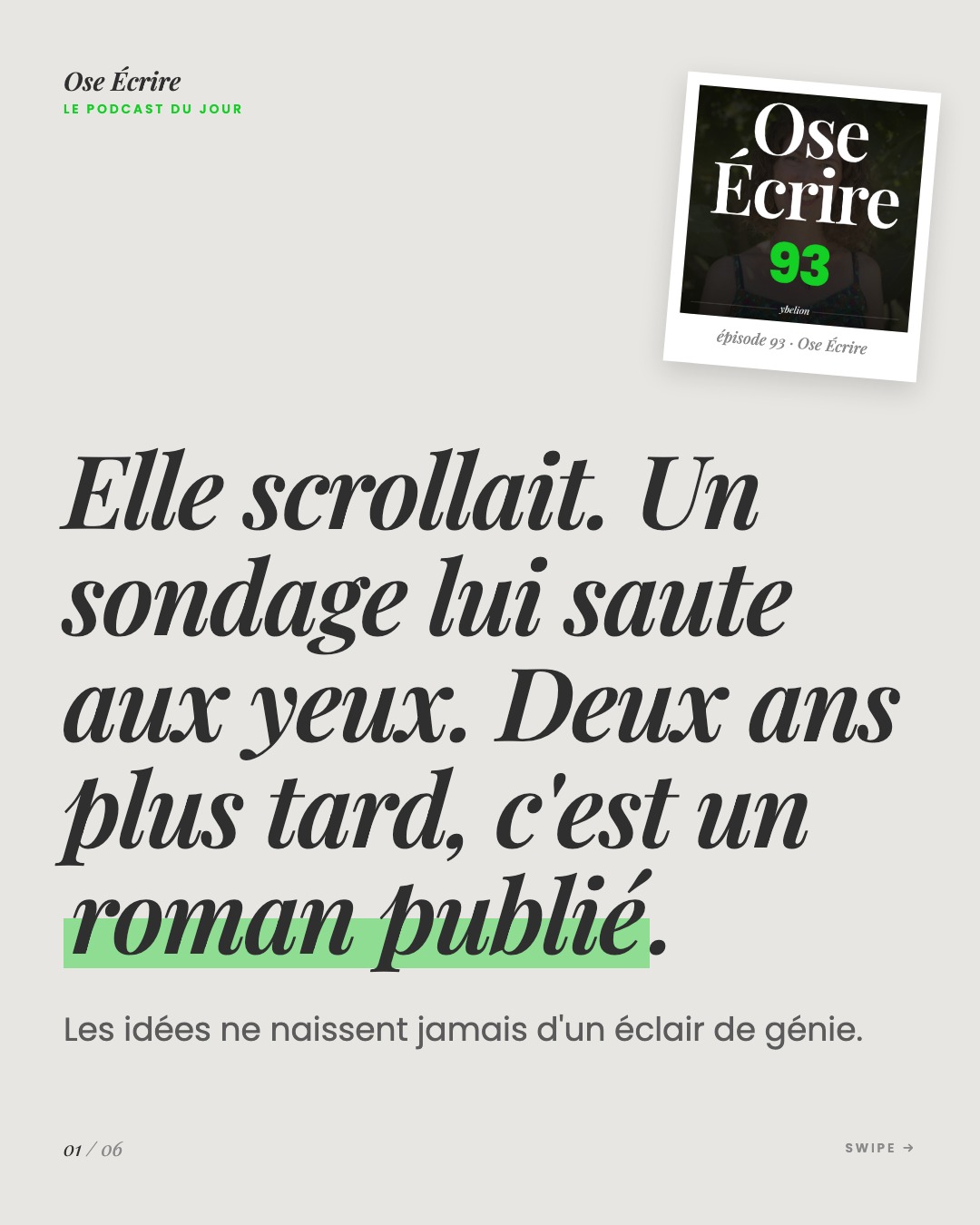 Slide 1 du carousel de l'épisode 93