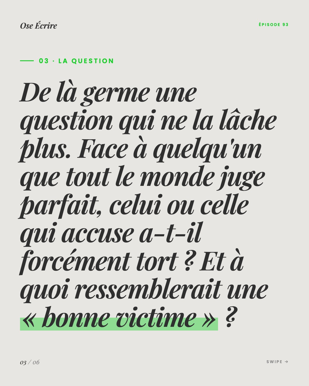 Slide 3 du carousel de l'épisode 93