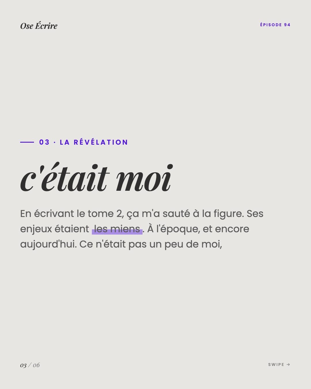 Slide 3 du carousel de l'épisode 94